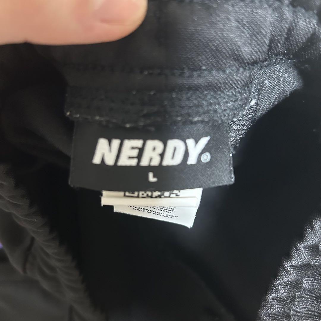 【NERDY】トラックジャケット ジャージ上下 ブラック 韓国※別売り可