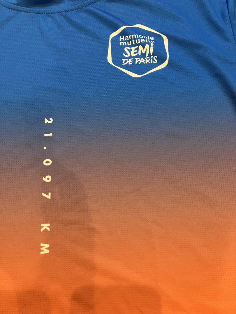 Ｔシャツ Hoka セミ・マラソン・ド・パリ2024記念品 メンズMサイズ