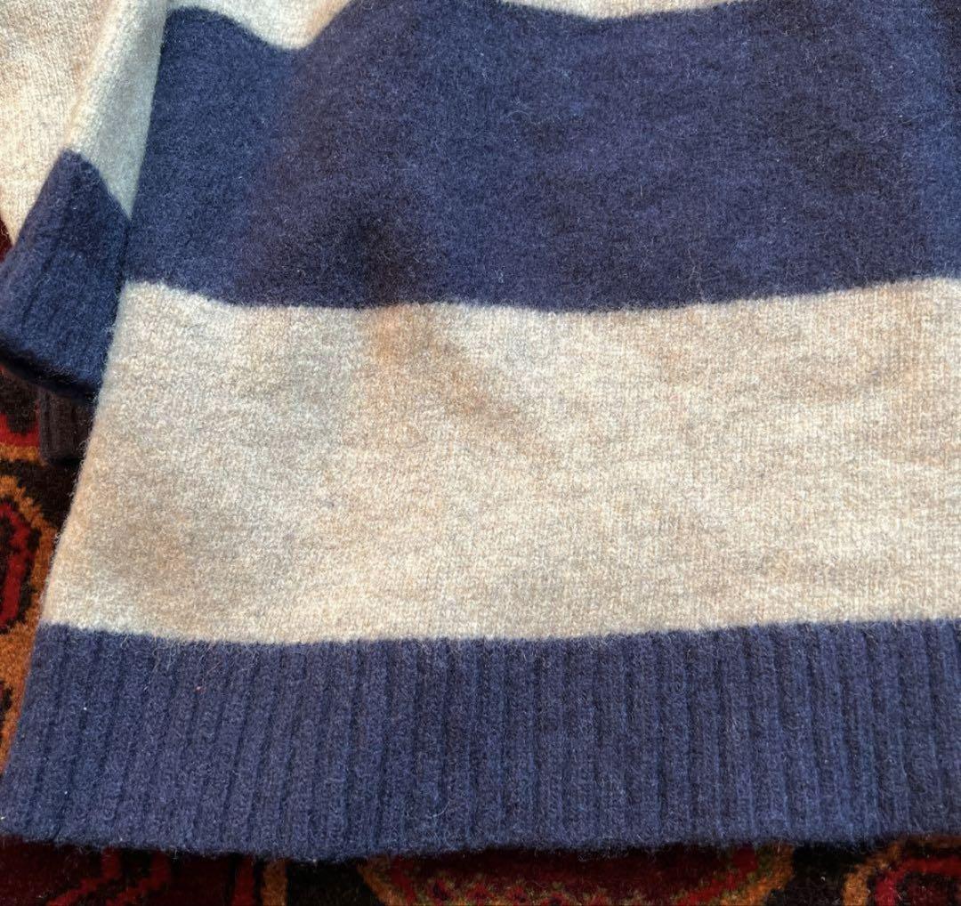 トップス (90s) old stussy border knit