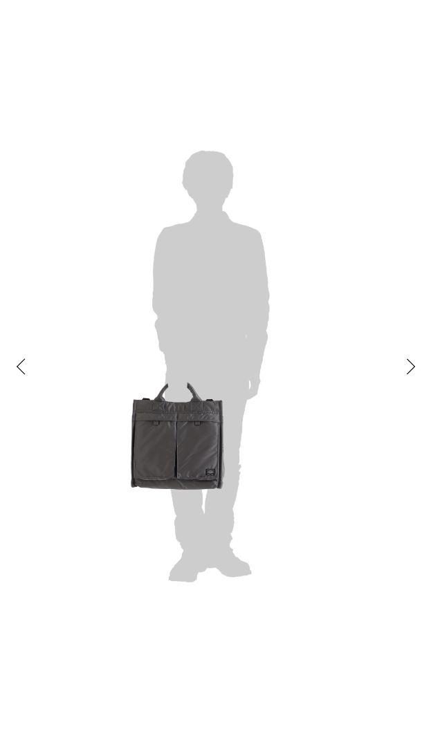 ポーター PX TANKER 2WAY VERTICAL TOTE BAG L