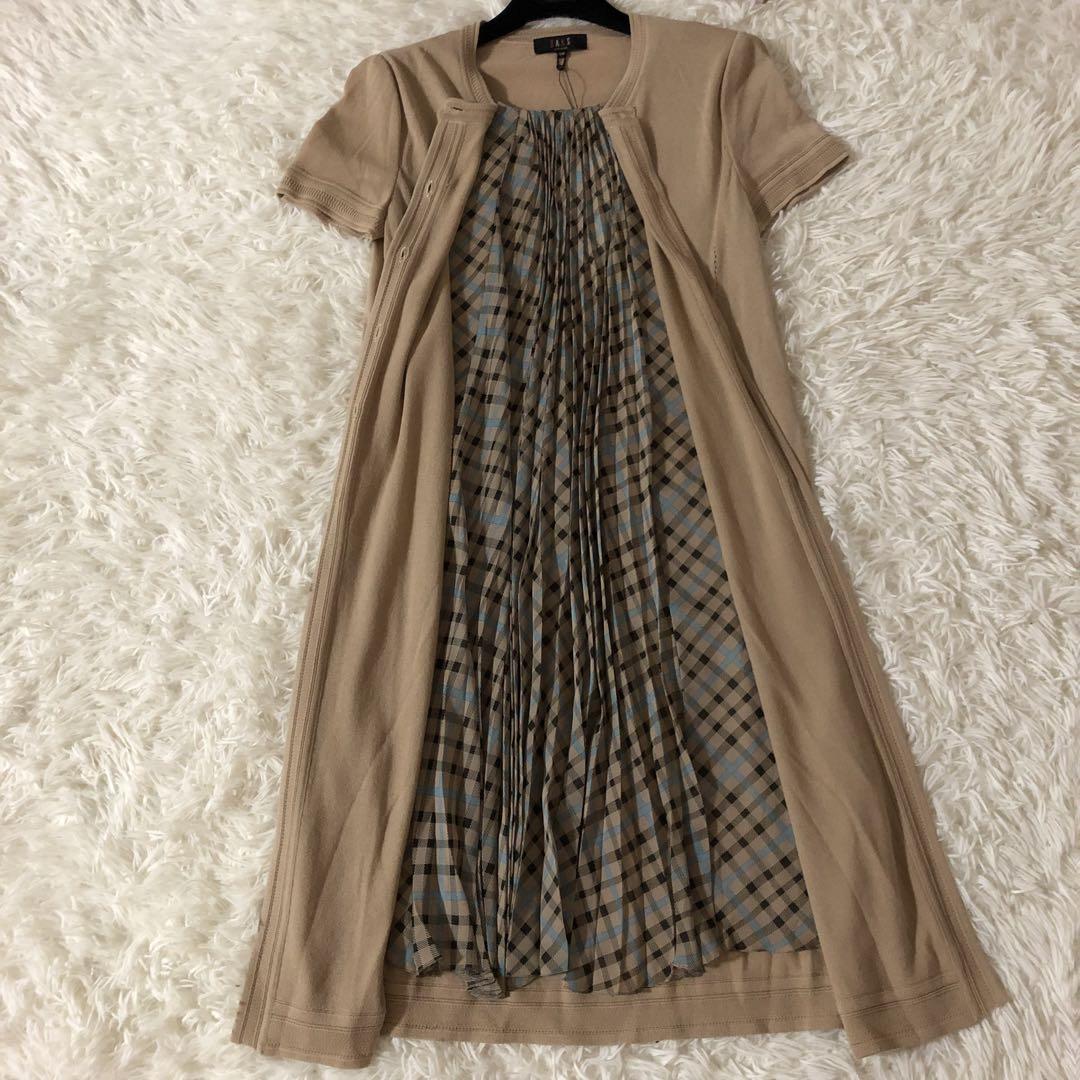 DAKS ダックス ニット ドッキングワンピース 38