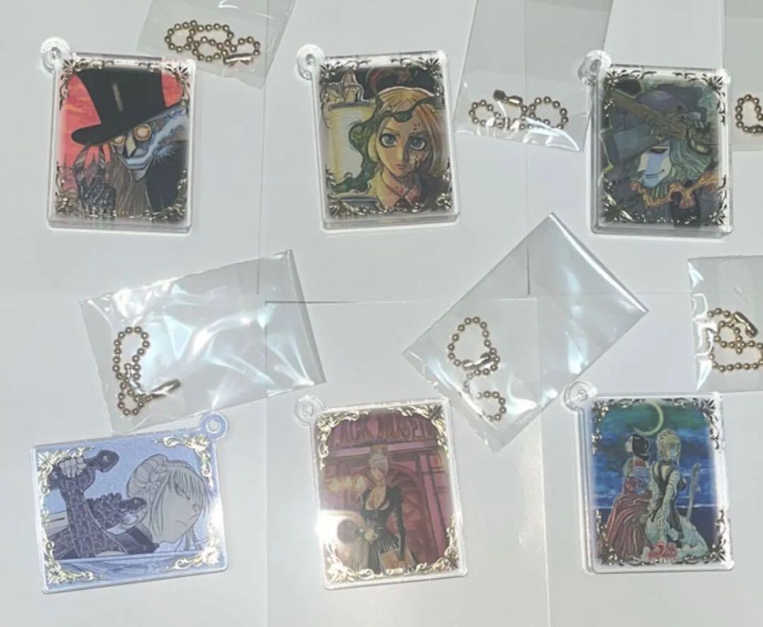 コンプセット ゴーストアンドレディ 箔押しアクリルキーホルダー