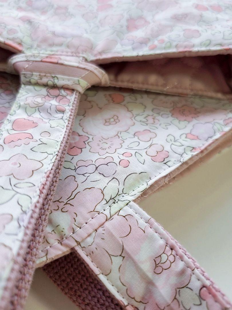現品限り★入園入学グッズ　リバーシブル★リバティ&ハートバッグ・上履袋・体操服袋