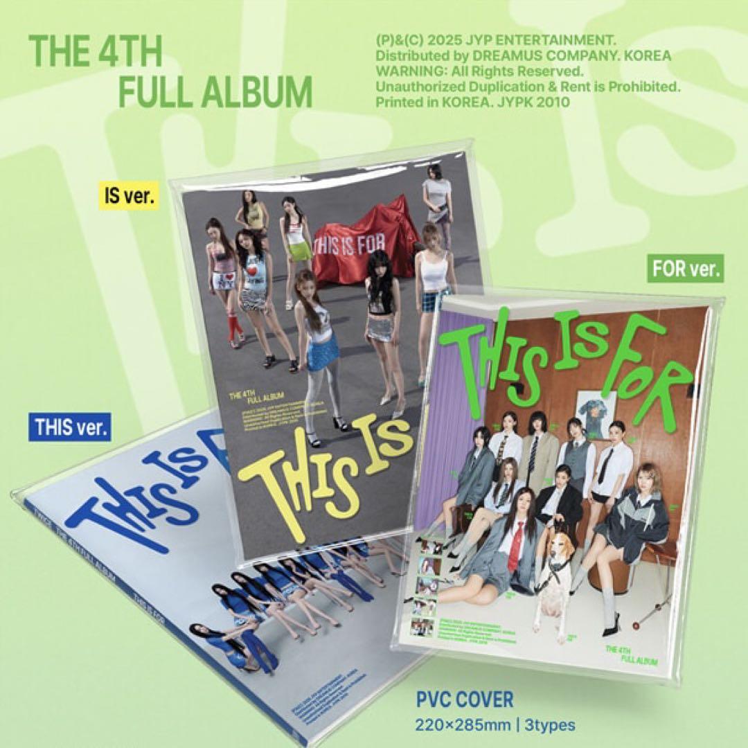 TWICE アルバム 9点 新品未開封 TWICE THIS IS FOR アルバム FOR ver 新品未開封｜Yahoo!フリマ