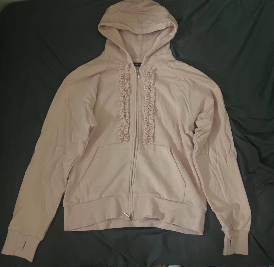 hype京都 HYPE-09 double zip frill hoodie 2