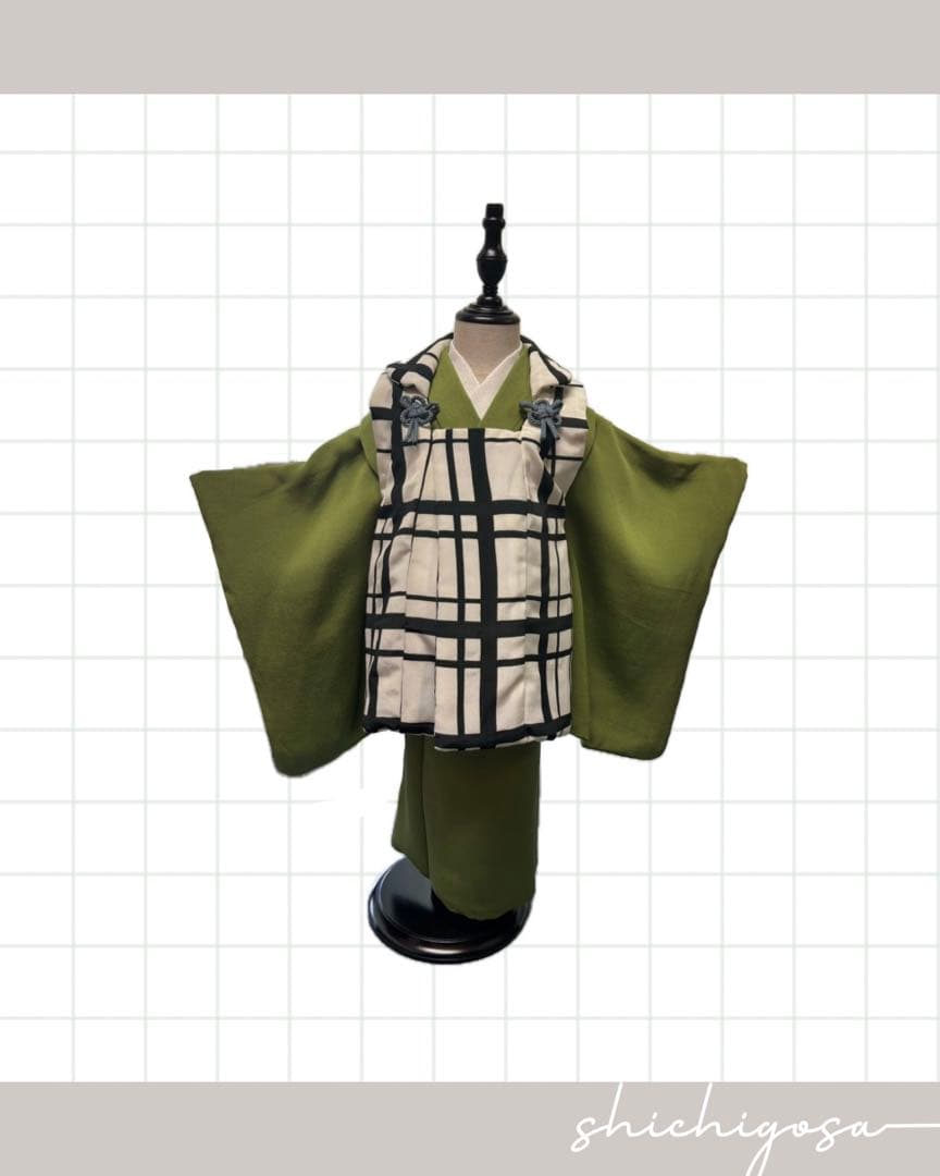 3歳 七五三 男の子 女の子 被布 着物目立った傷や汚れなし