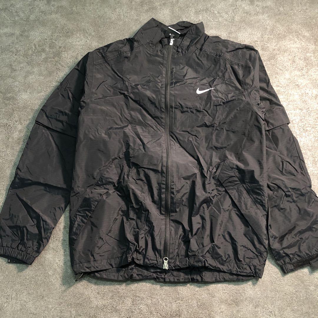 新品 未使用 NIKE ナイキ ナイロンジャケット ブラック ホワイト