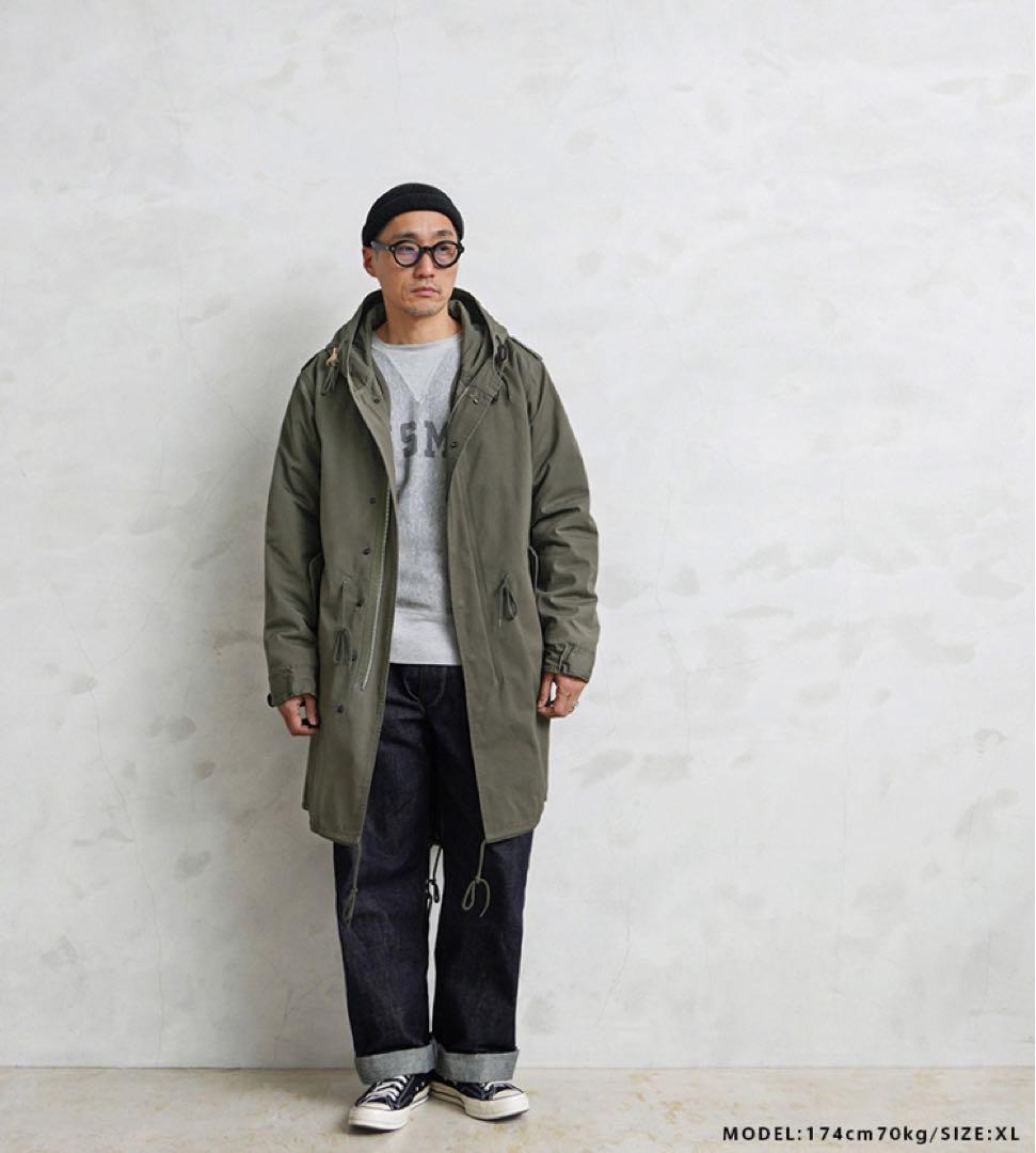ヒューストン WAIPER M-51パーカ モッズコート NARROW FIT