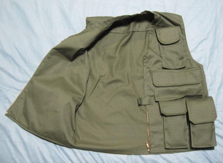 ＰＭＣベストＪＰモデルＯＤ（サイズF）（自衛隊用V/Cリップストップ生地製）