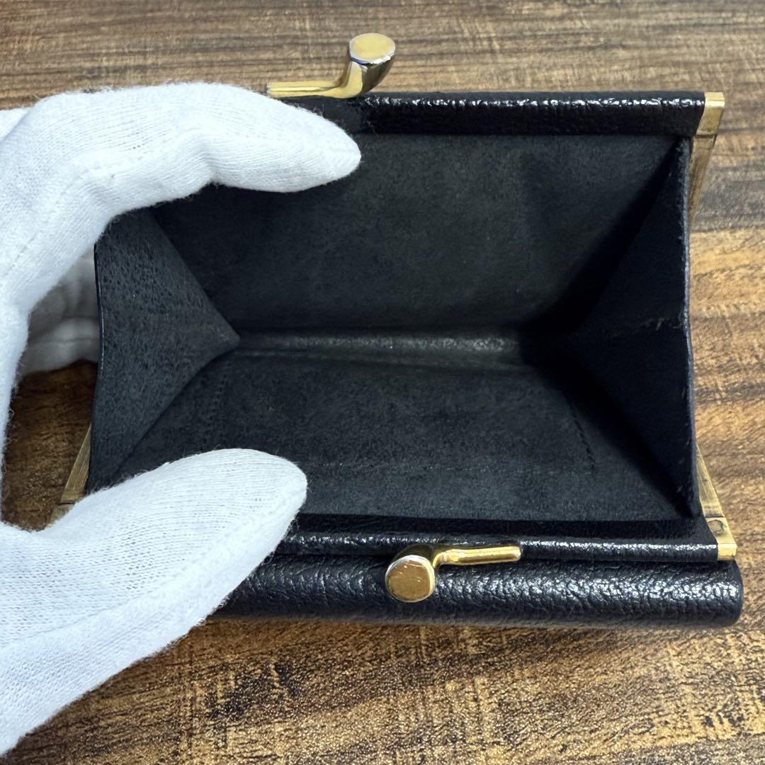 IL BISONTE 三つ折り がま口 三つ折財布 ウォレット