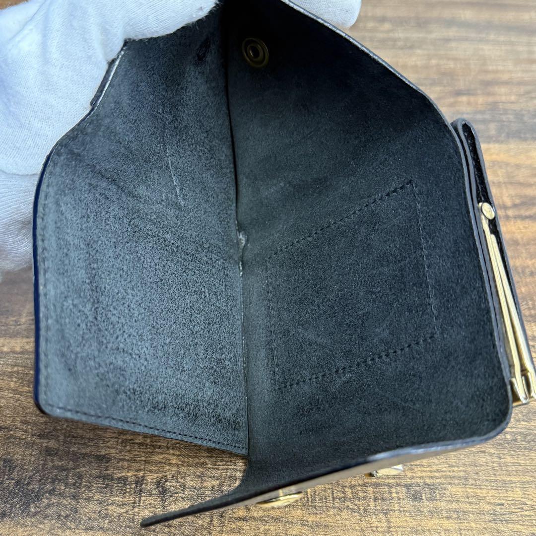 IL BISONTE 三つ折り がま口 三つ折財布 ウォレット