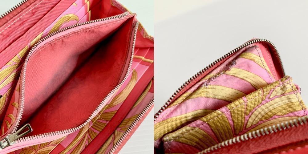 『エルメス HERMES』アザップ シルクイン 王者の虎 長財布 ラウンドジップ