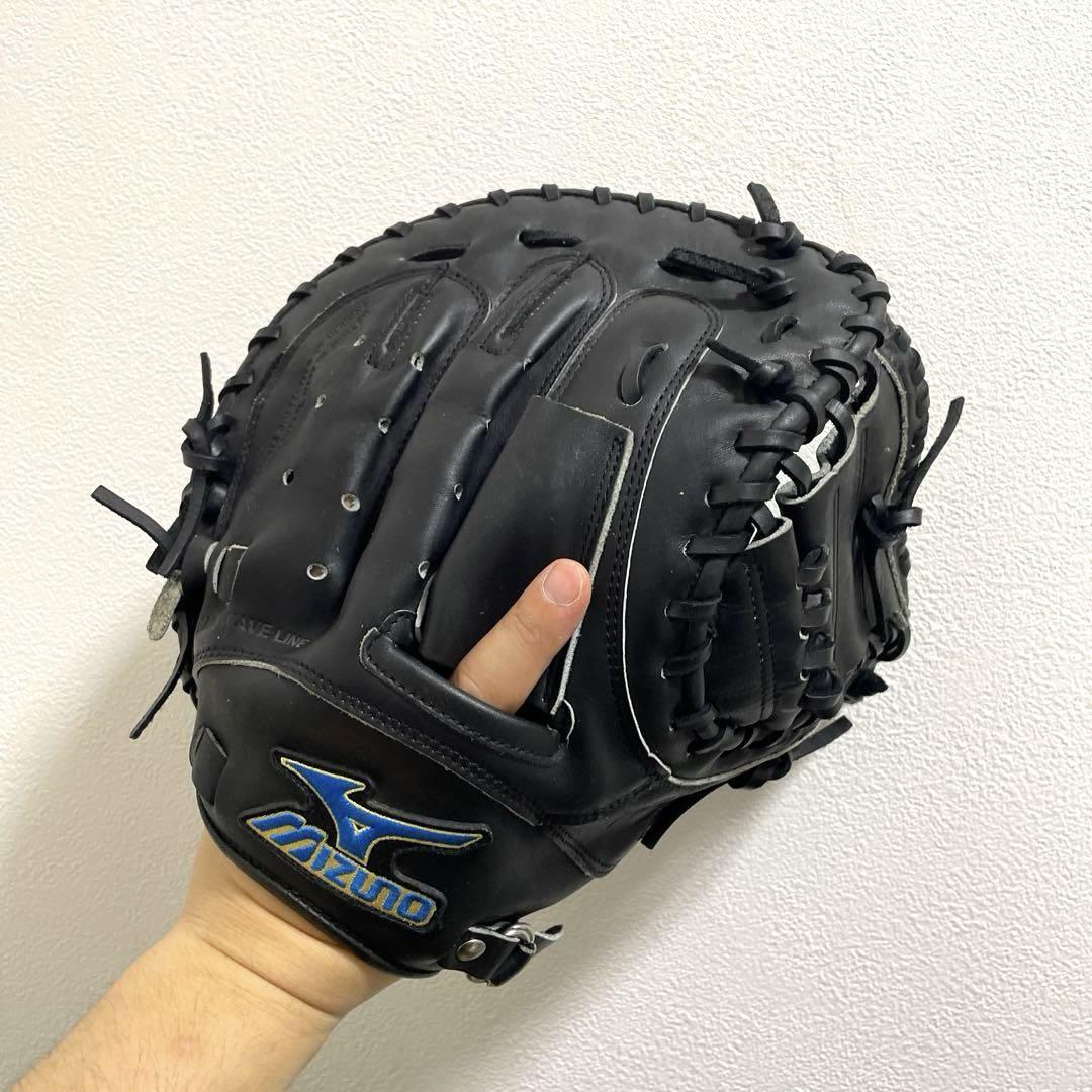 【史上最も激安】 ミズノ ビューリーグ 型抜群 美品 ソフトボール キャッチャー グローブ