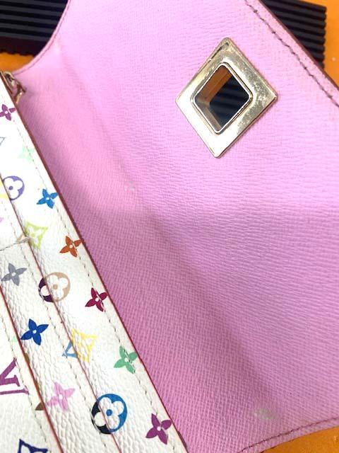 ルイヴィトン モノグラムマルチカラー ポルトフォイユサラ長財布 ジャンク品として
