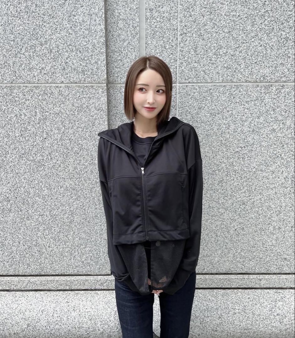 しいちゃん♡遮光パーカー*黒*メッシュあり*未着用*しーちゃん