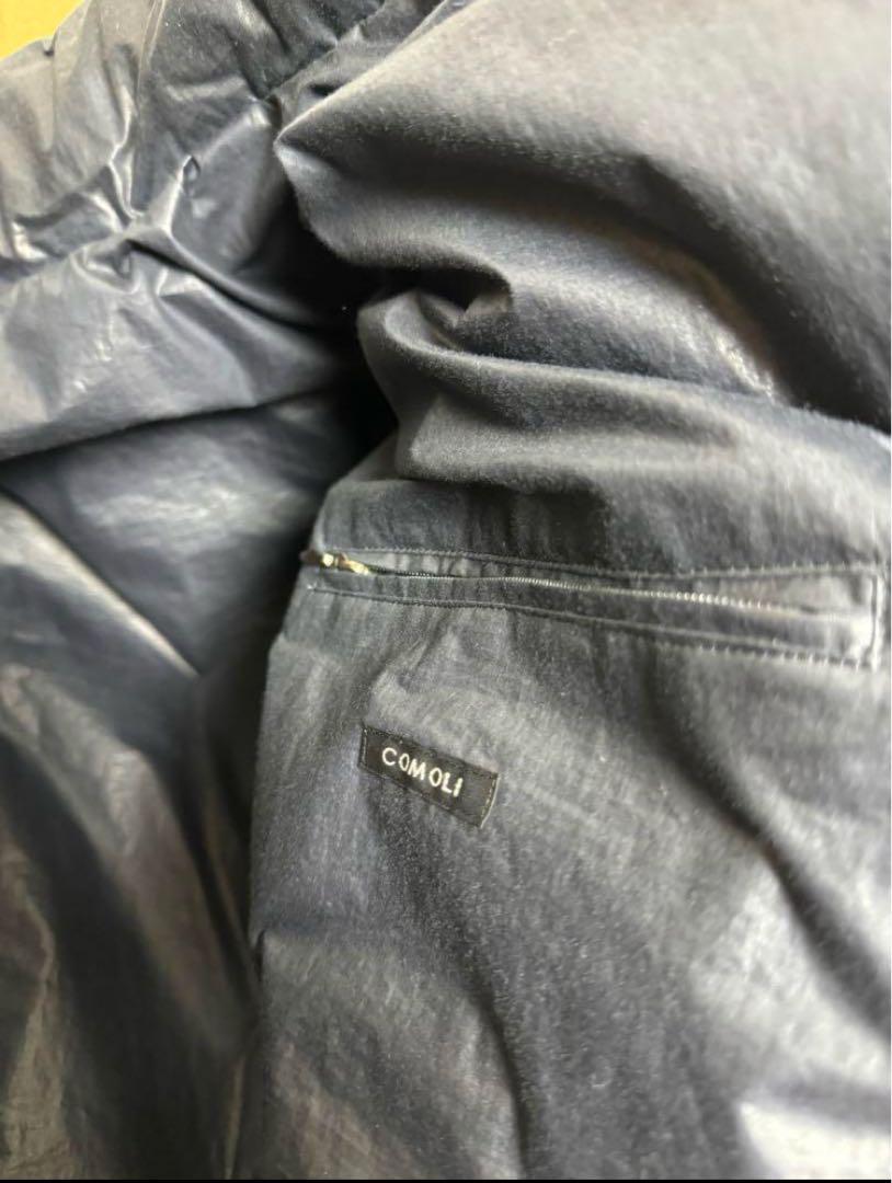 23AW comoli コットンナイロン ダウンジャケット 3 NAVY