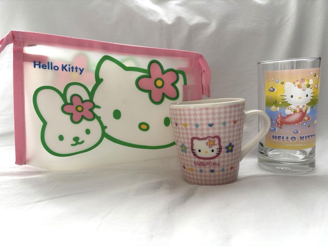 Sanrio ハローキティ カオハナ　マグカップ　グラス　ポーチ　3点セット 6,375円