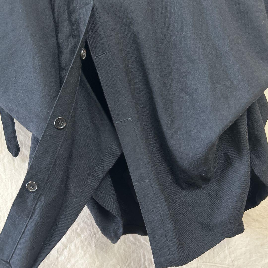 ANN DEMEULEMEESTER 変形 ロングコート 多ベルト ユニセックス