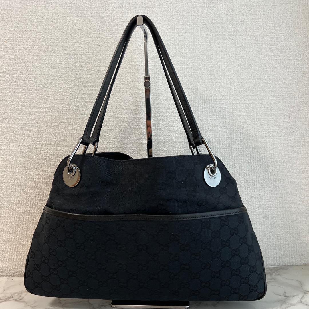 綺麗】GUCCI ショルダーバッグ GG柄 キャンバス エクリプス ブラック 在庫限りSALEの通販 【綺麗】GUCCI ショルダーバッグ GG柄 キャンバス エクリプス ブラック ショルダーバッグ