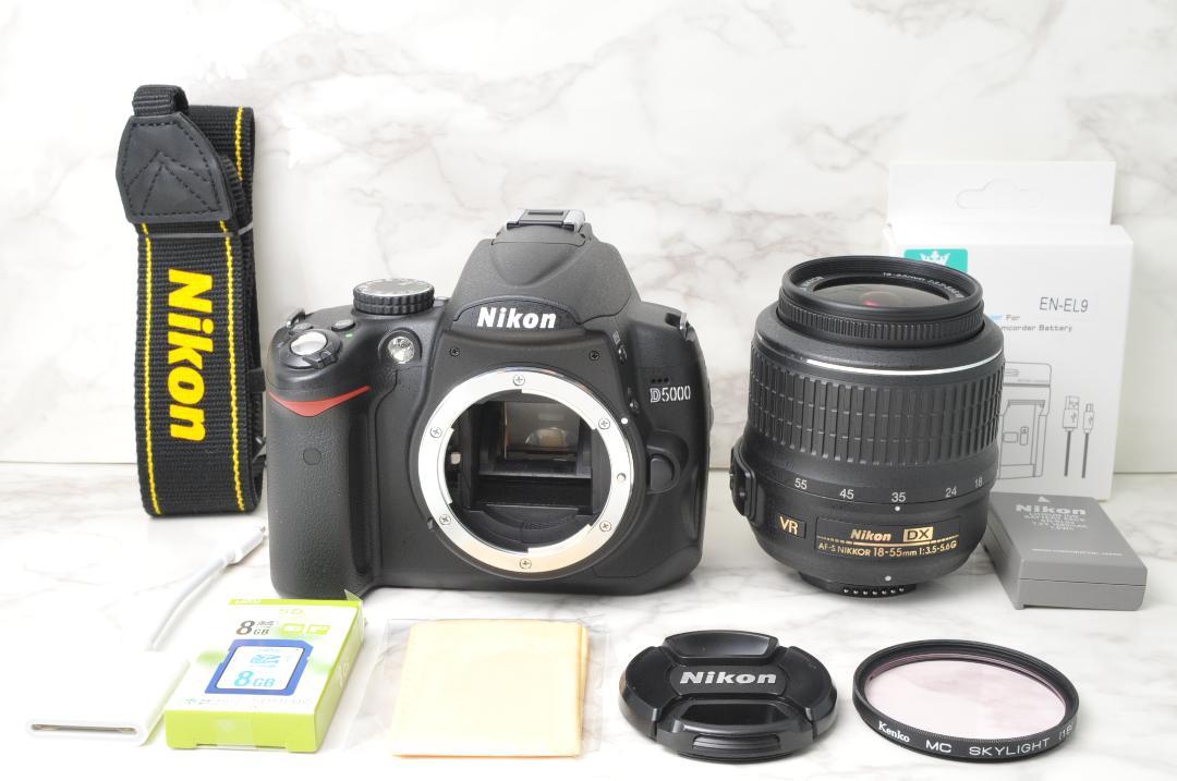 美品❣️ショット数少なめ Nikon D5000⭐️スマホ転送 ニコン