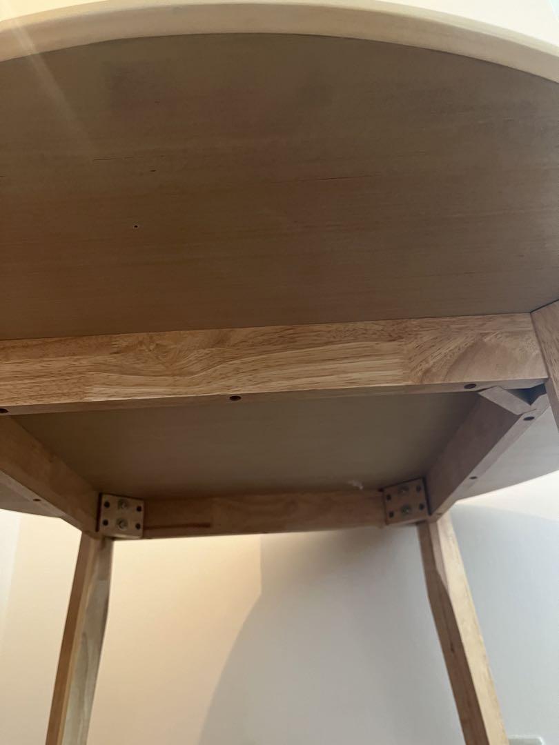 木製丸テーブル 105cm
