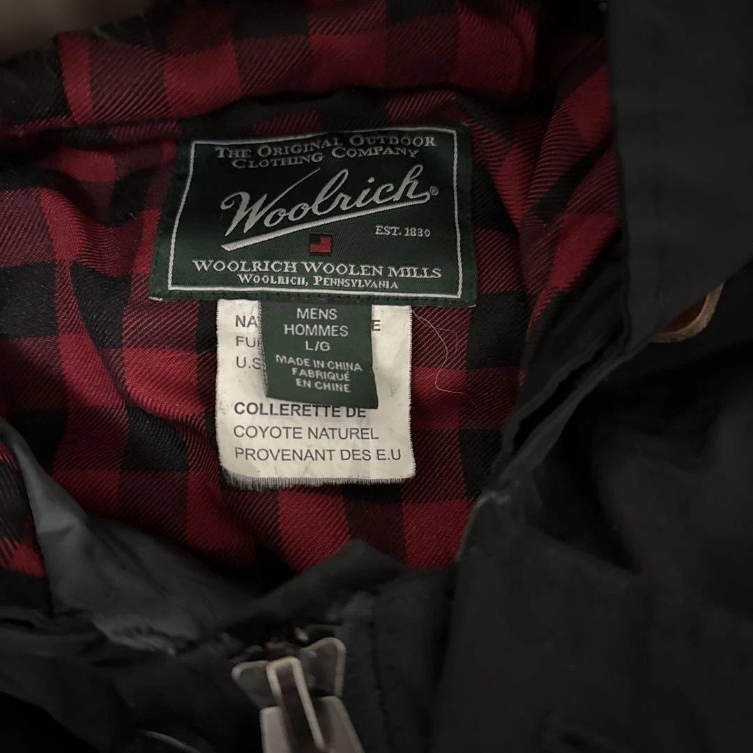 Woolrich ファー付きチェック柄ダウンジャケット XS ロロピアーナ 古着 50年代 ウールリッチ WOOLRICH チェック柄 ブロックチェック