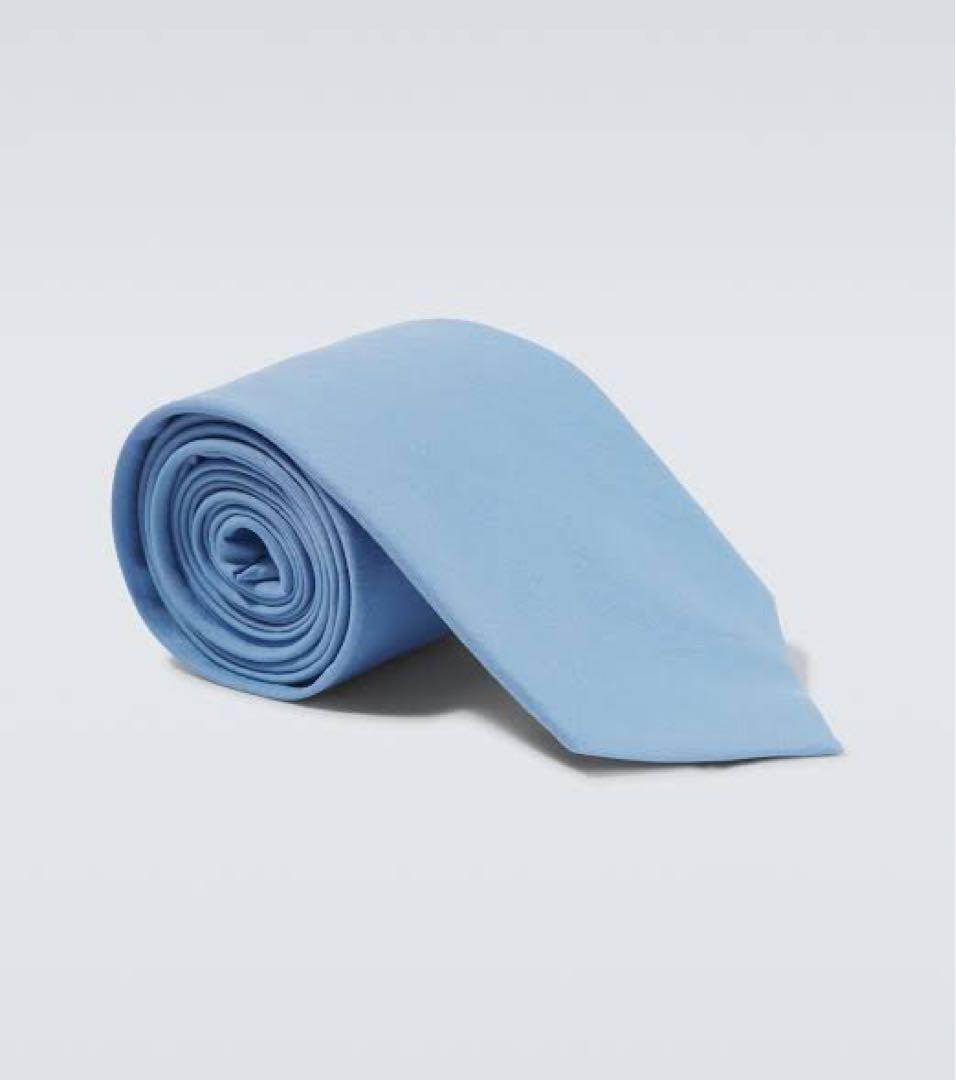 AURALEE 24AW WASHED FINX TWILL TIE
