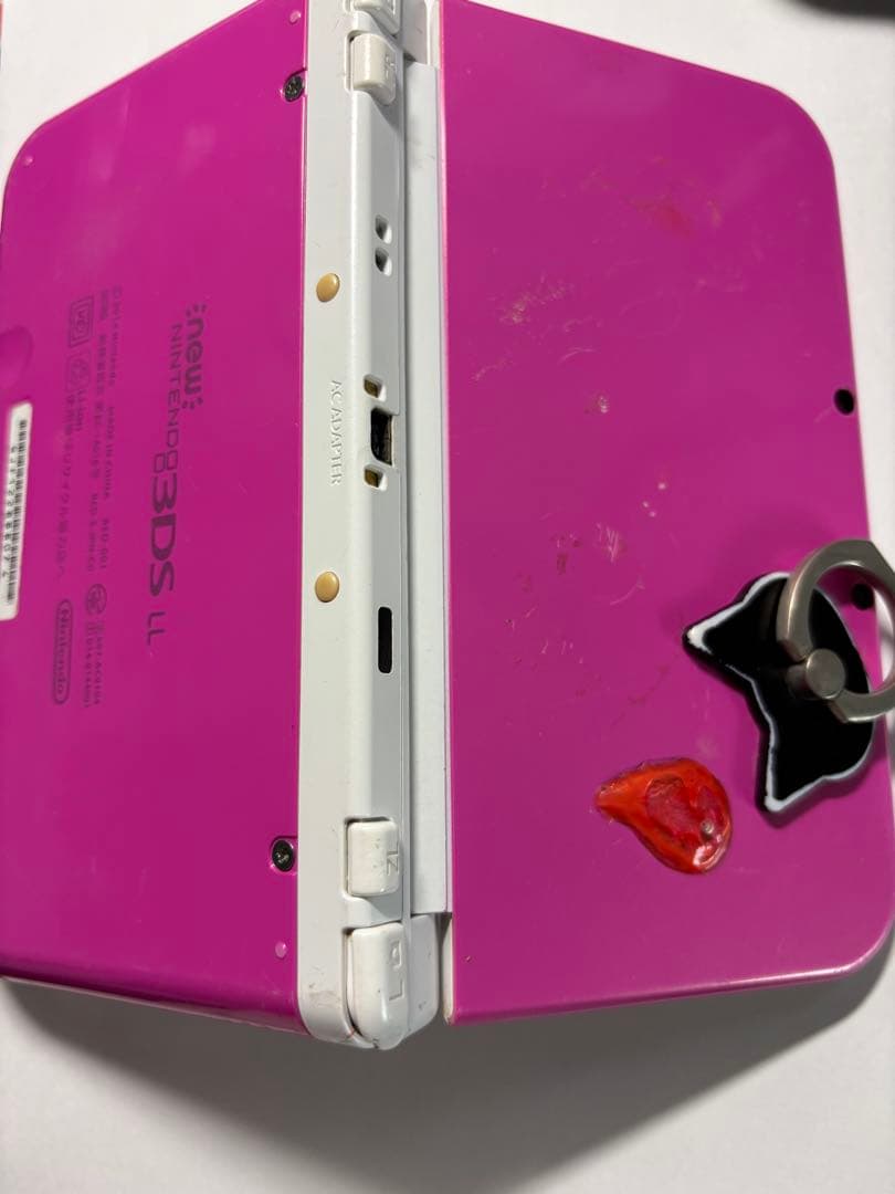 LL ピンク×ホワイトやや傷や汚れあり