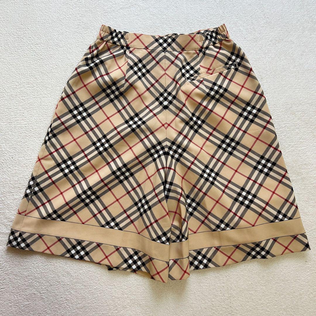 バーバリーゴルフ　キュロット　ショートパンツ　ノバチェック　Mサイズ 2way