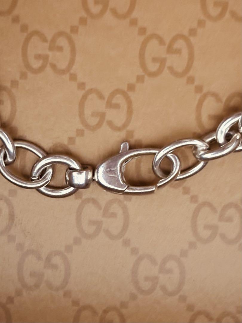GUCCI】シルバー925ブレスレット17号☆超美品!!☆確実正規品