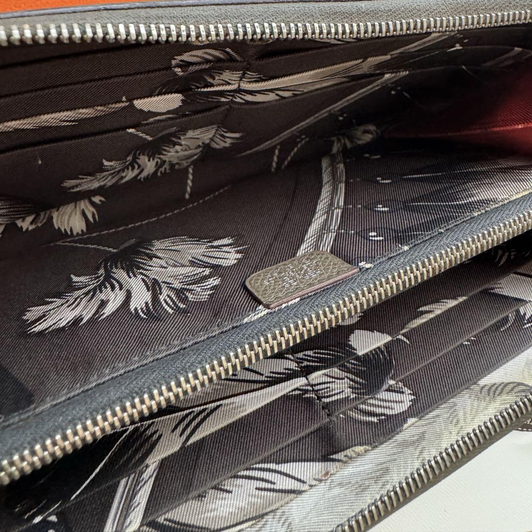 【限定価格】 826 HERMES エルメス アザップ シルクイン 長財布