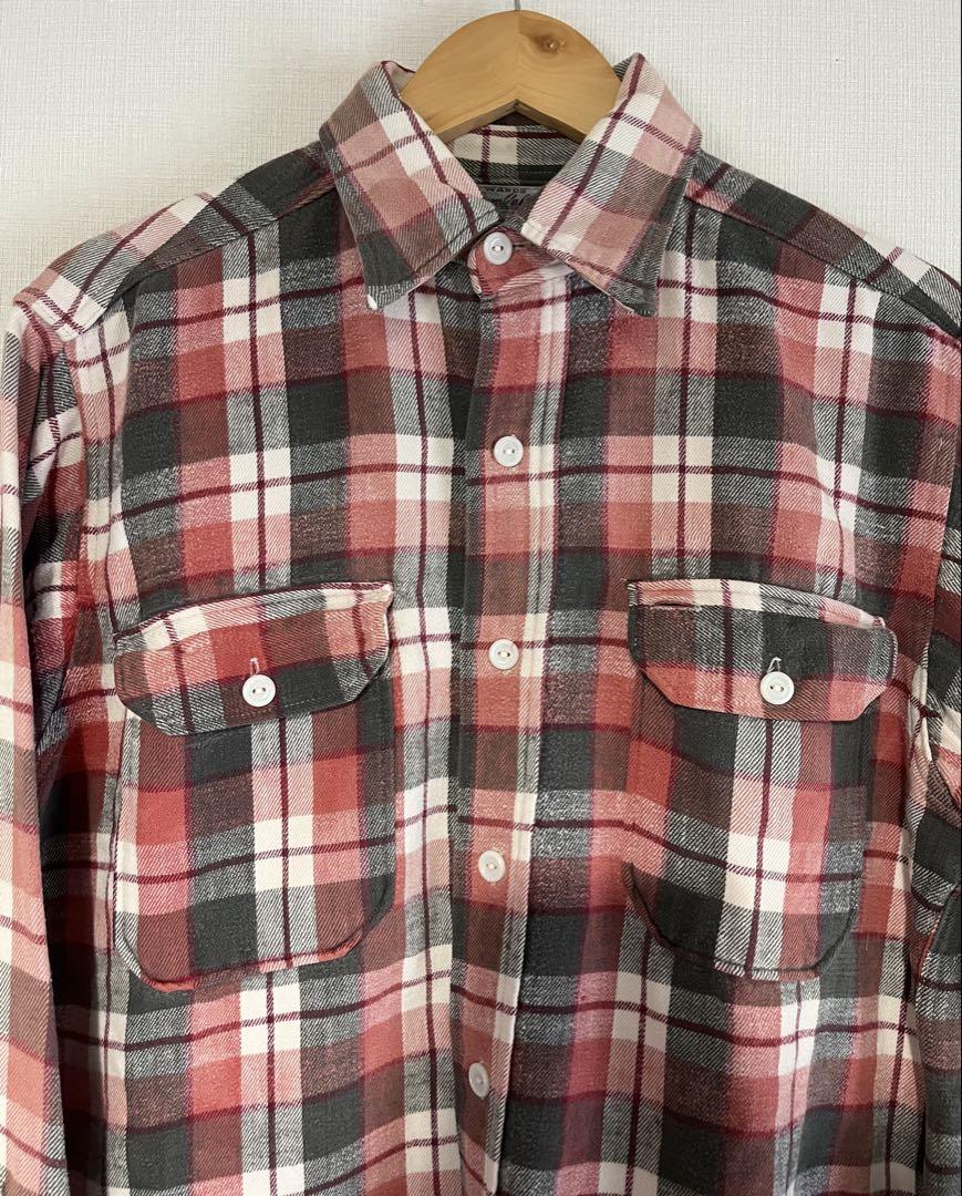 SUN VALLEY PLAID FLANNEL SHIRT 1940'S〜