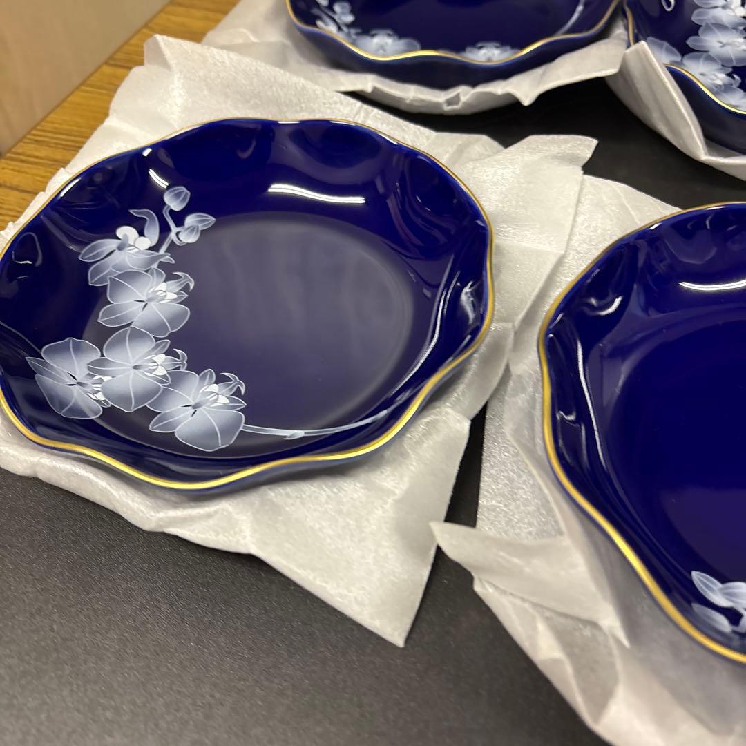 香蘭社 フルーツ皿5枚 セット 宮内庁御用達 胡蝶蘭 ルリ セット - メルカリ 香蘭社 フルーツ皿5枚 セット 宮内庁御用達 胡蝶蘭 ルリ セット - メルカリ