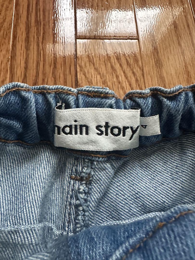 main story テーパードジーンズ 4y 超美品 デニム