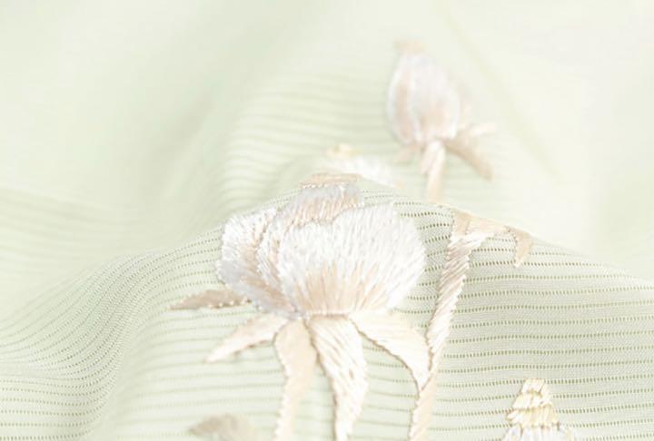 最安値!夏物仕立済!「五泉」「宮腰織物」駒絽豪華手刺繍高級訪問着(¥150,000) - メルカリ スマホでかんたん フリマアプリ