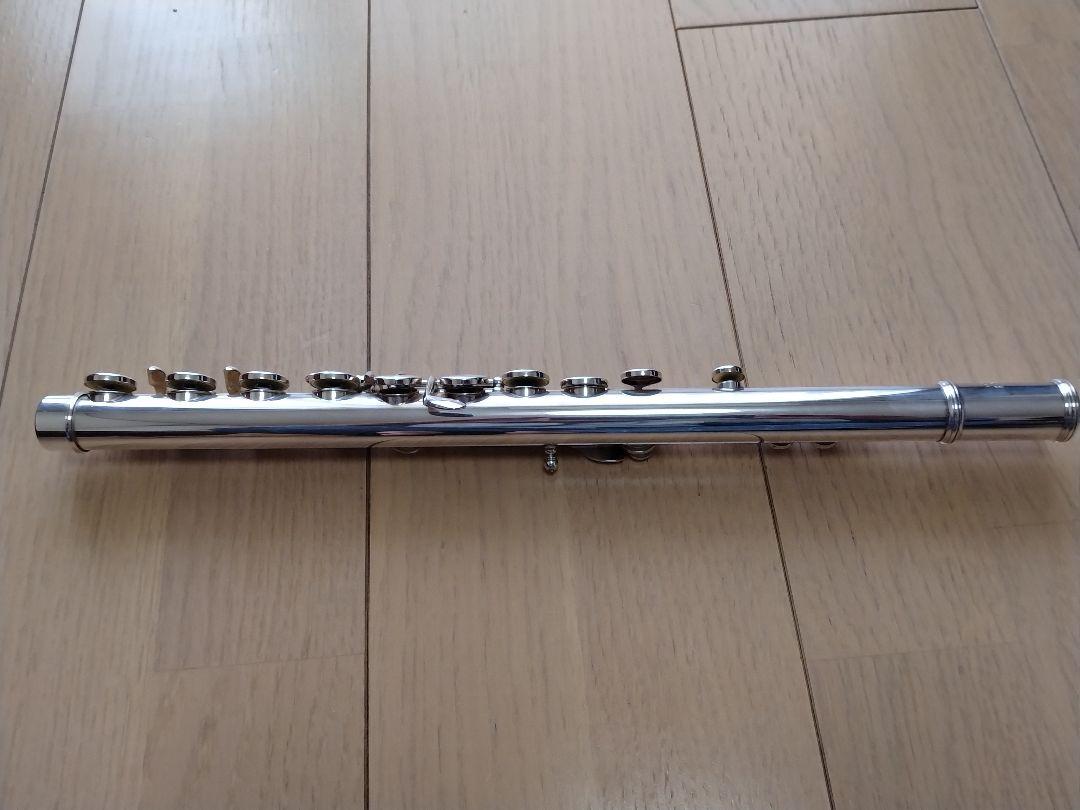 【国内配送】 フルート Yamaha 総銀製 YFL63 ケース付き 管楽器・吹奏楽器
