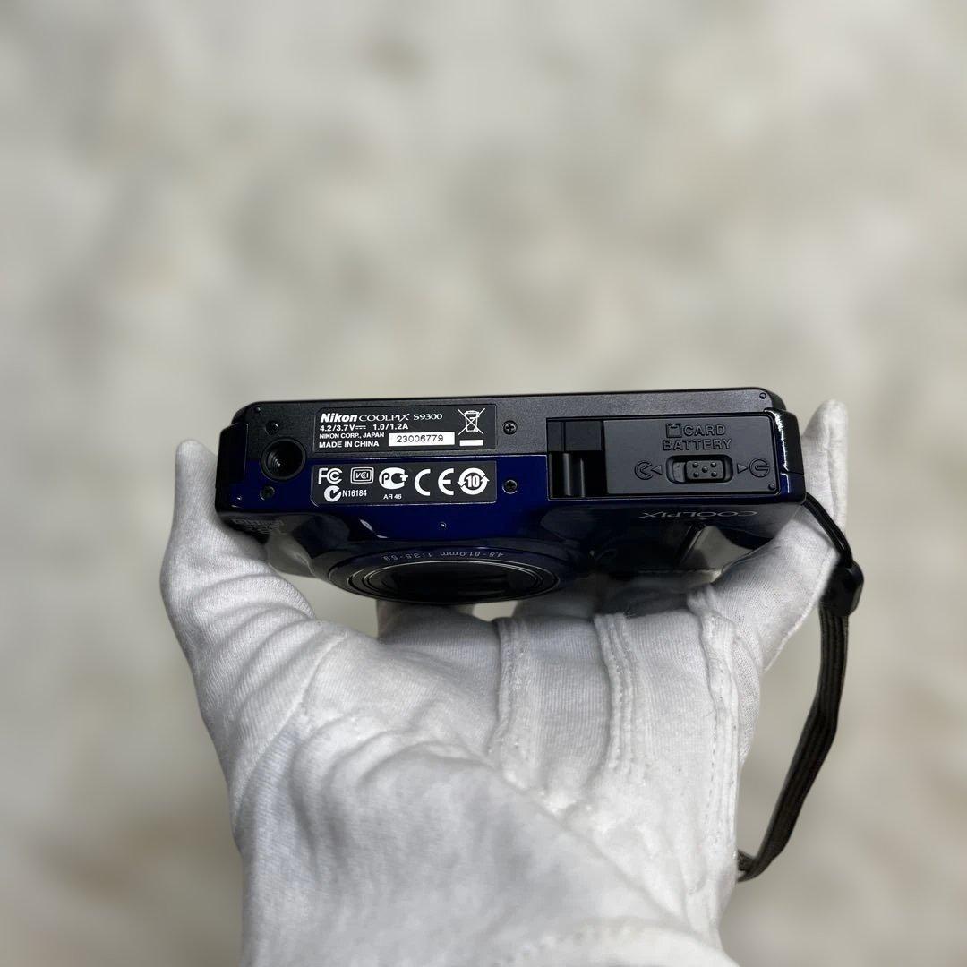 Nikon ニコン COOLPIX S9300 コンデジ 紺 ネイビー Nikon ニコン COOLPIX S9300 コンデジ 紺 ネイビー