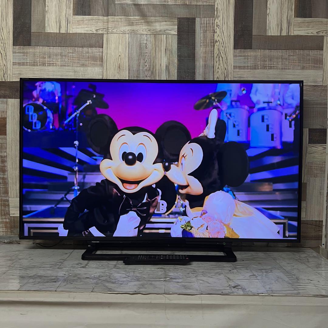 即日受渡❣️全国送料込東芝50型液晶テレビ外付けHDD録画対応