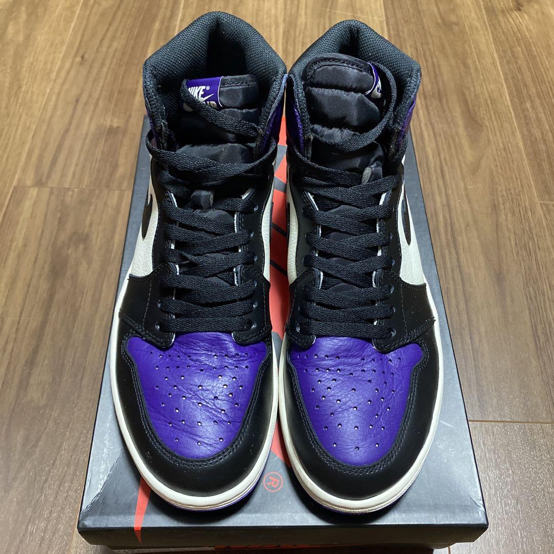 靴 AirJordan1 RetroHigh CourtPurple