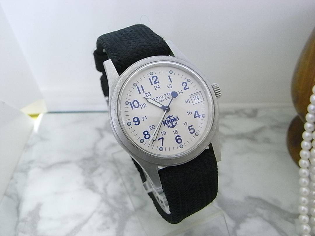 再入荷国産 コゴロウ様 ハミルトン カーキ HAMILTON Khaki イカリ クォーツ FPGms-m47750052813 人気定番HOT
