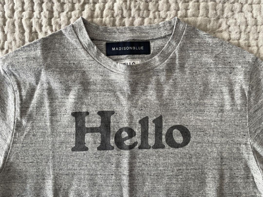 MADISONBLUE*HELLO CREW NECK TEE*Tシャツ*未使用