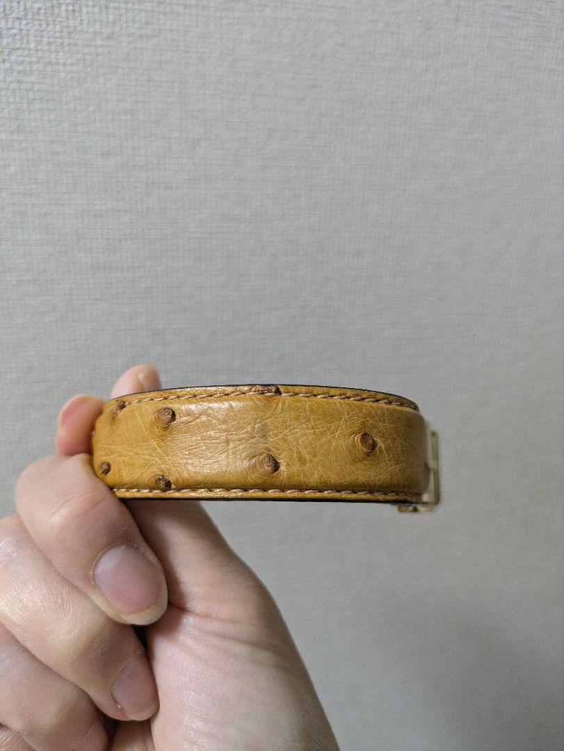 GUCCI グッチ バングル ブレスレット アクセサリー オーストリッチ