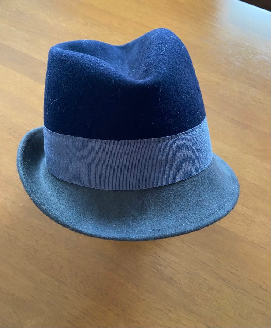 ICAS e il cappello ウールハット ネイビーグレー