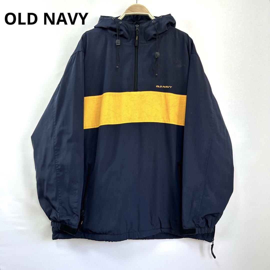 90～00s OLD STUSSY/Half zip Hoodie/China製/紺タグ/L/ハーフジップフーディ/パーカー/ネイビー/ステューシー /オールドステューシー | Pay ID