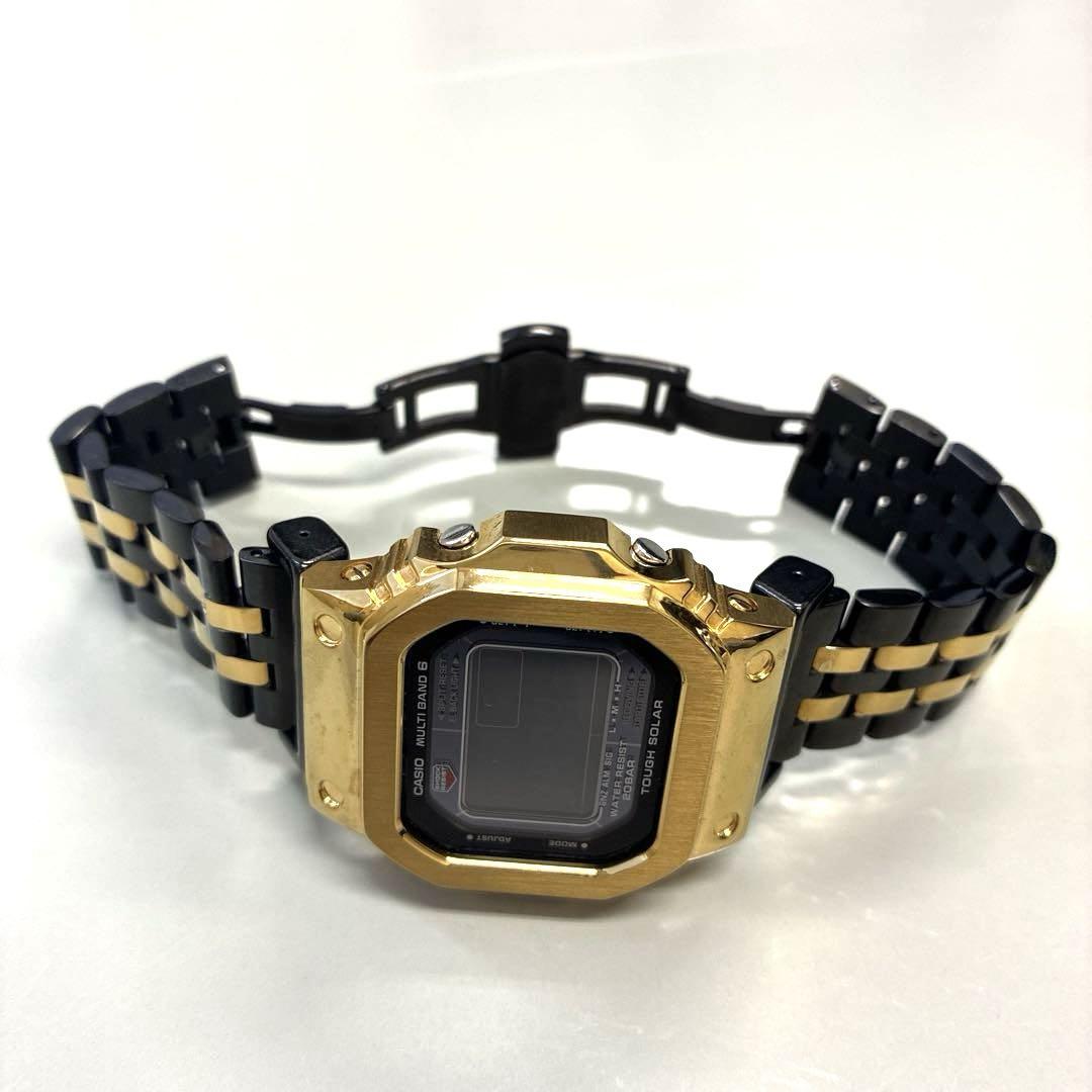 美品G-SHOCK GW-M 5610ゴールドメタルカスタム電波ソーラー　豪華