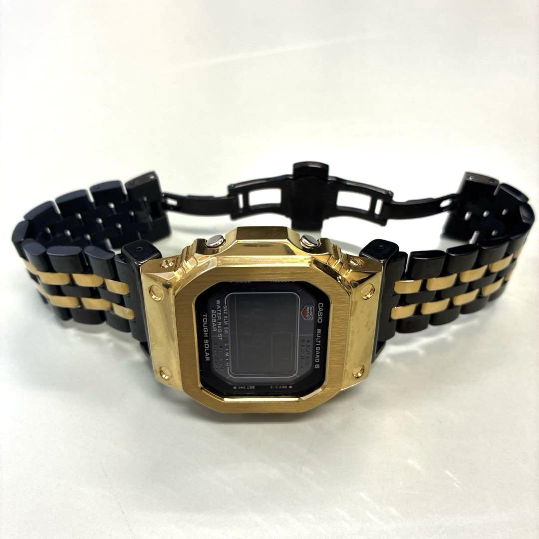 美品G-SHOCK GW-M 5610ゴールドメタルカスタム電波ソーラー　豪華