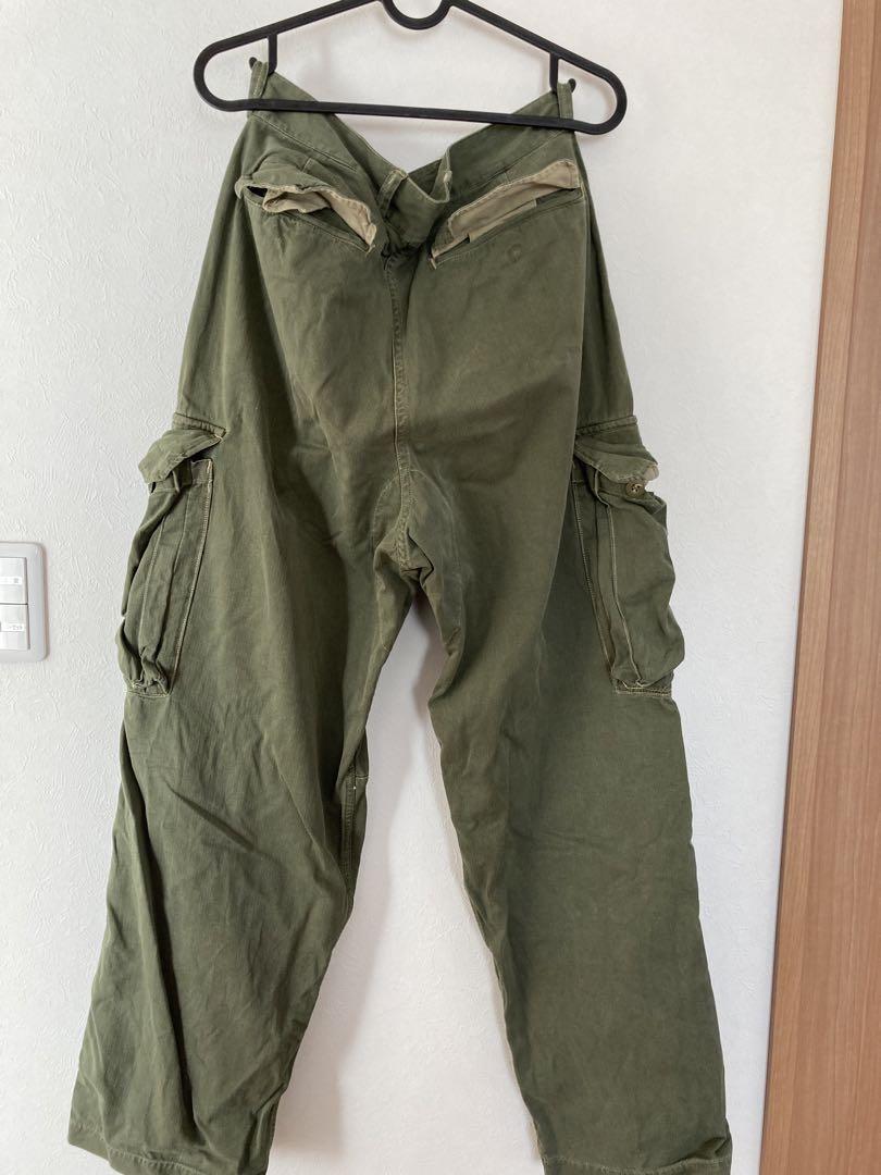 実物French military M-47 pants herringbone
