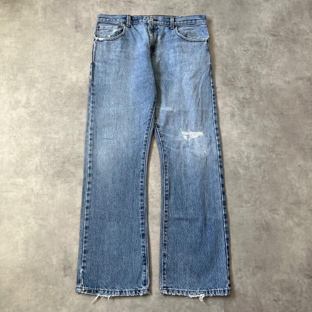 リーバイス517 Levis W34 フ デニム 青 古着 ボトム 16996L Levi s