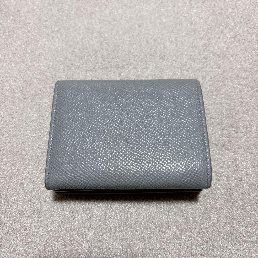 箱あり】Christian Dior グレー 三つ折り財布 グレー（灰色）系