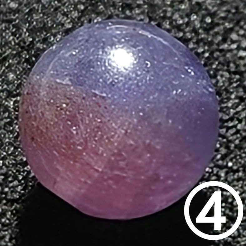 バイカラータンザナイト(桃×青) 7.2ミリ珠 ビーズ④(SA〜SA+)